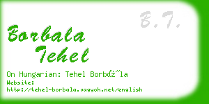 borbala tehel business card